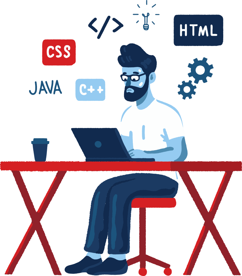 Developer wrestling with code